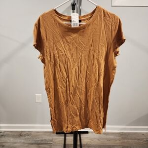 Forever 21 Camel Short Sleeve Women's Tee